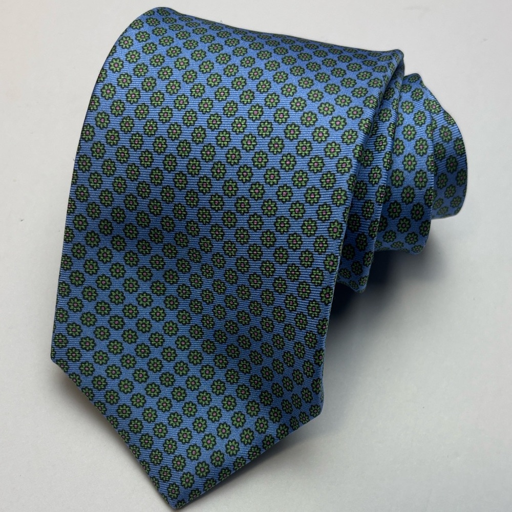 SID Esq Blue Floral silk‎ Tie